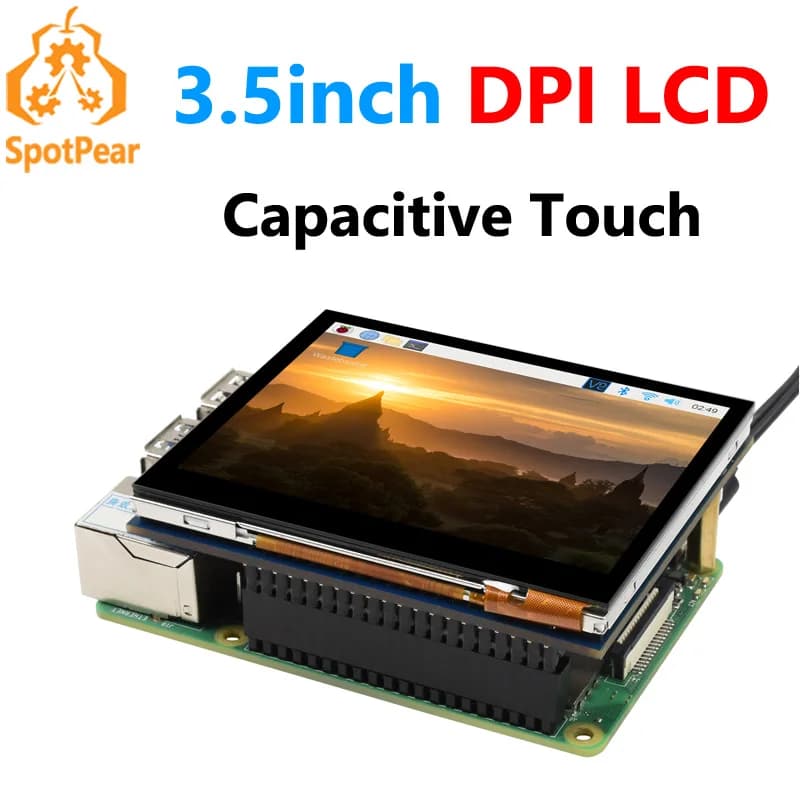 3.5 inch capacitive touchscreen display module Touch LCD DPI 640x480 3.5 inch for Raspberry Pi