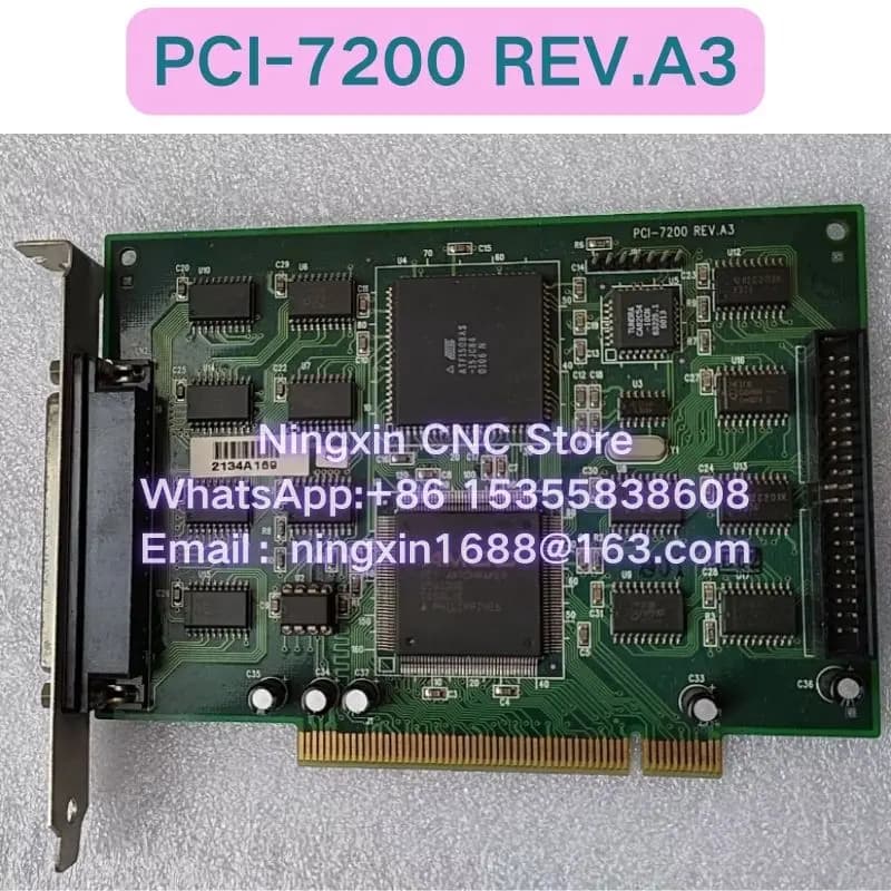 Scheda di acquisizione PCI-7200 REV.A3 di seconda mano Test funzionale OK Consegna veloce