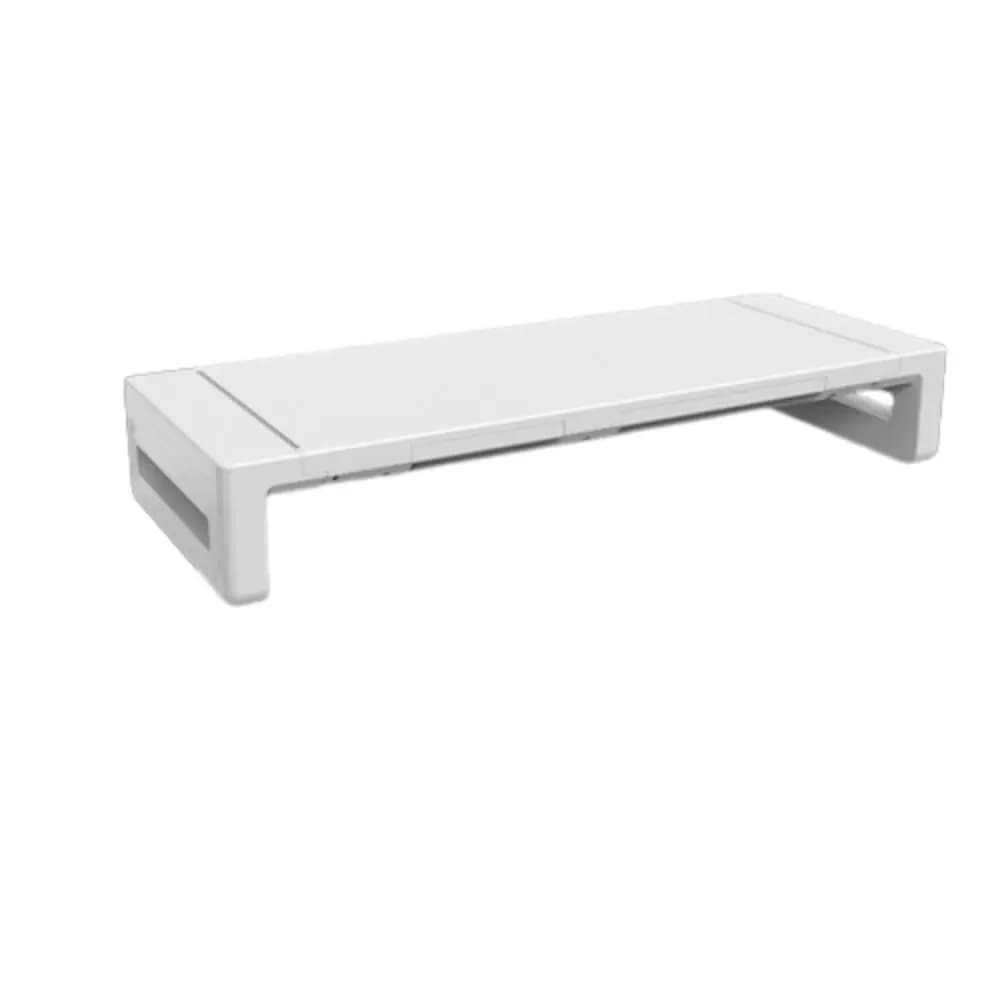 Supporto per Monitor con Luci RGB e Hub USB 3.0 e 2.0 Pieghevole, Supporto per Laptop e Telefono, Lunghezza Regolabile
