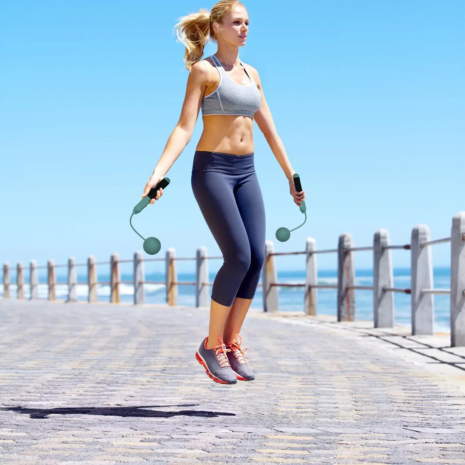 Portable Jump Rope Jumping Rope Jumping Equipment For Men Kids Sport at Home Outdoor Exercise