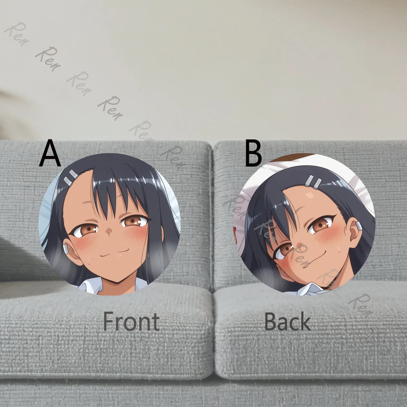 Dakimakura Anime Hayase Nagatoro Federa for sofa cushion with print on both sides 40X60 cm