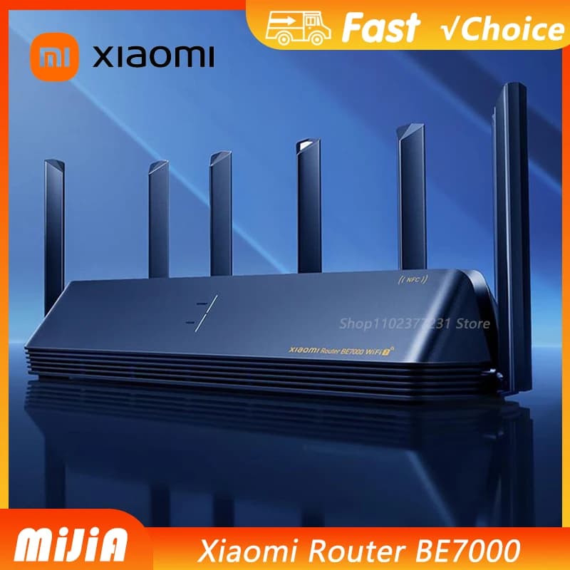 Nuovo Router XIAOMI BE7000 Tri-Band, Ripetitore WiFi, VPN, 1GB Mesh, USB 3.0, 4 Porte Ethernet 2.5G, Modem Amplificatore di Segnale