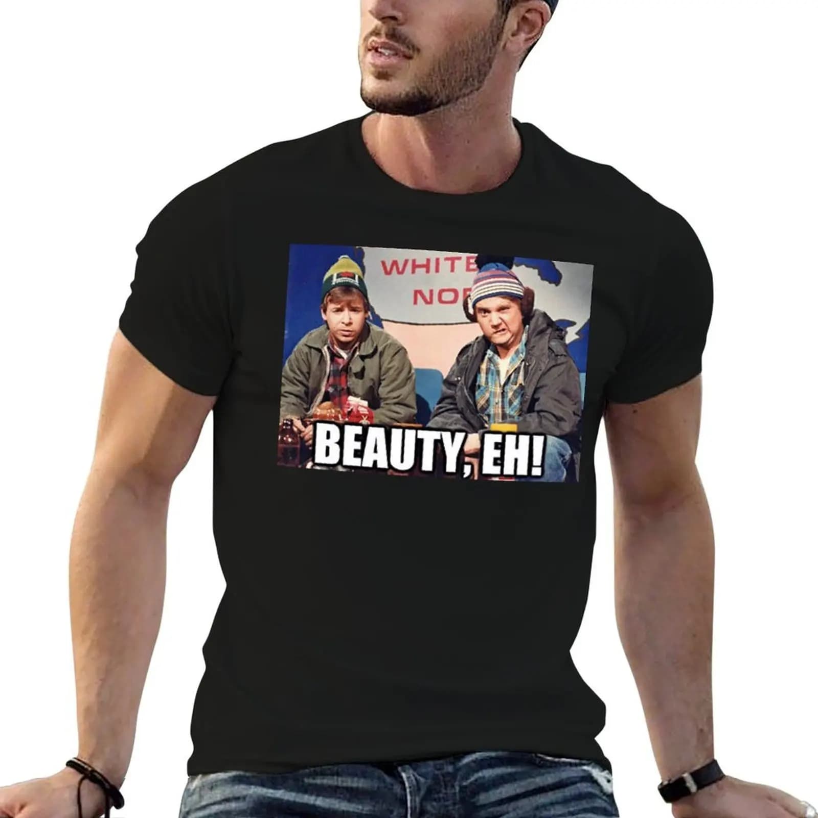 SCTV's McKenzie Brothers - Beauty Eh ! Canadian Pop Culture T-Shirt man tshirt t shirts for man graphic tees T-Shirt