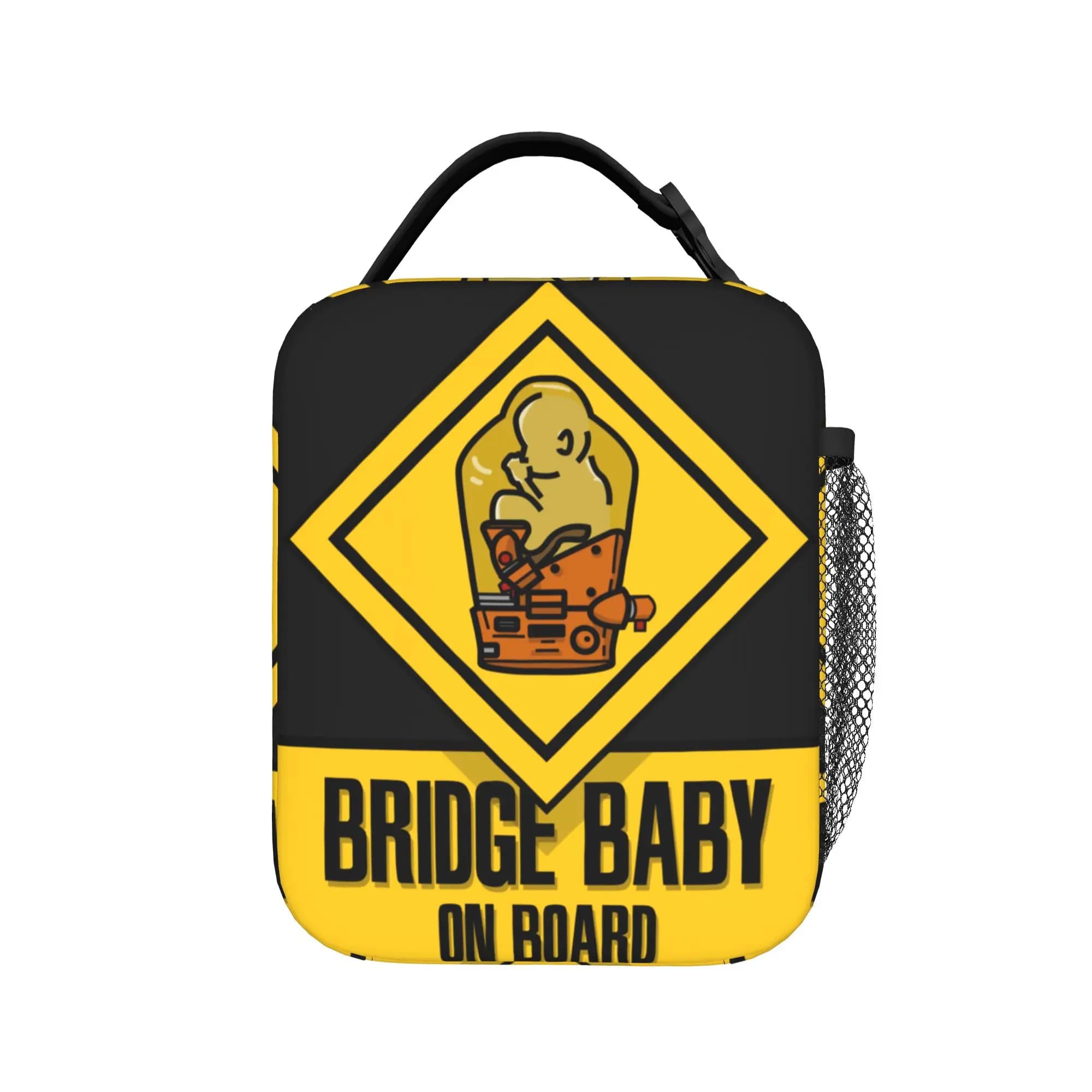 Bridge Baby on Board Insulated Lunch Bag Thermal Bag Lunch Container Death Stranding Tote Lunch Box Food Handbags School Picnic