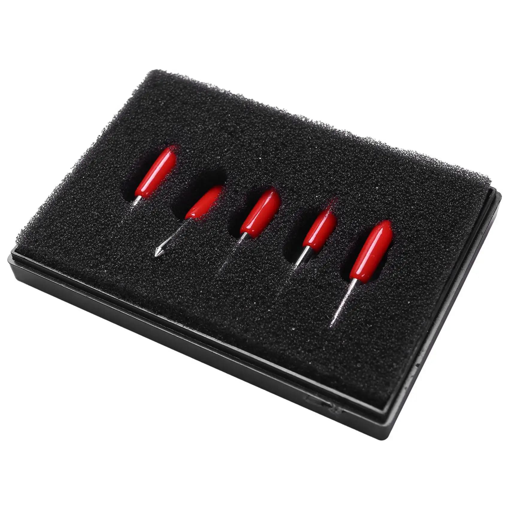 Set di 34 Pezzi/2 Set di Lame per Plotter da Taglio Roland 30/45/60 Gradi + Supporto, Lame per Taglio Vinile Refine Redsail