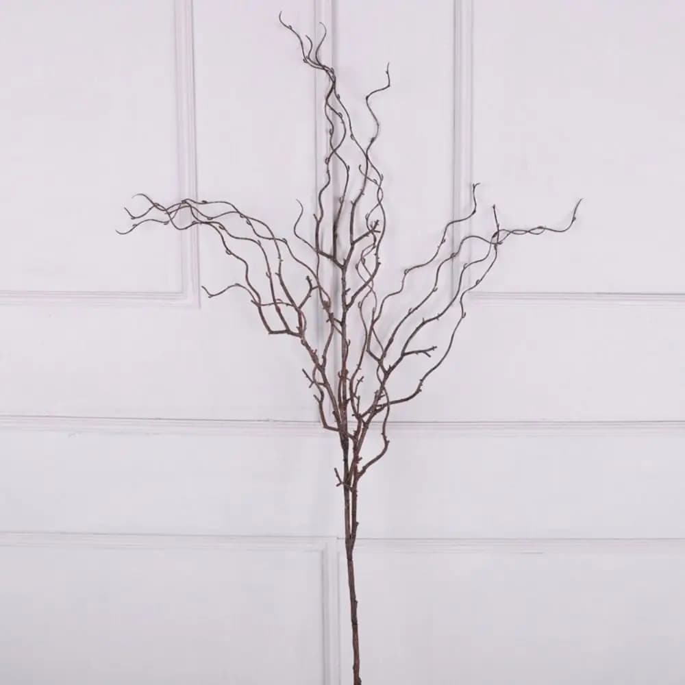 120cm Artificial Willow Deadwood Plastic Realistic Simulation Tree Branch Luxury Elegant Fake Plant Living Room Decor