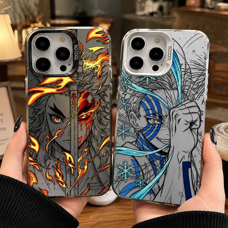 Anime AKAZA KYOJURO Demon Slayer Case for Xiaomi POCO X7 X6 X5 X3 F6 F5 M6 Pro F8 F7 Ultra F4 F3 M7 M5s C85 C75 C65 C55 Cover