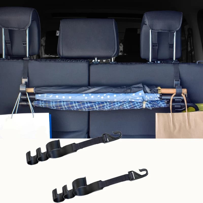 2 pezzi gancio per sedile posteriore per auto poggiatesta per sedile posteriore multifunzione gancio per appendere portaombrelli organizer interno per riporre lo schienale del sedile
