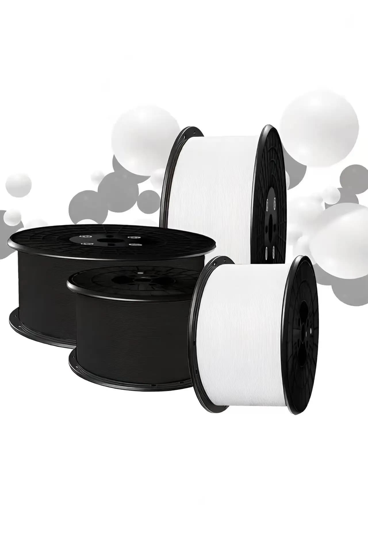 high quality pla 10kg black and white color perfect for all your daily 3d printing projects 10KG Large PLA Filament