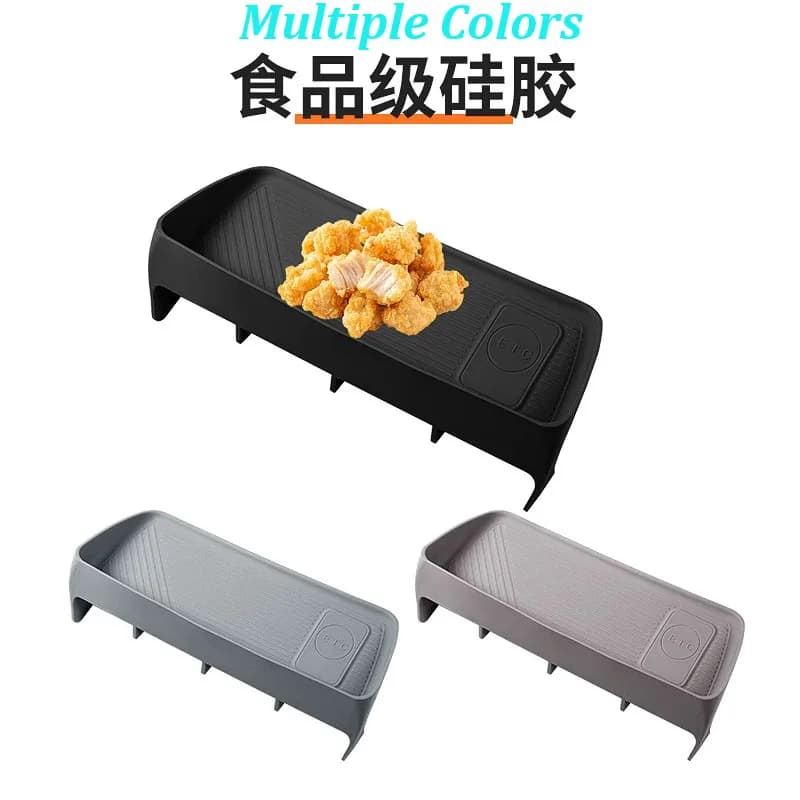 Organizer posteriore in silicone per auto Zeekr 7X 2025-2026, non adesivo, magnetico, per accessori interni (dove si trova lo schermo)