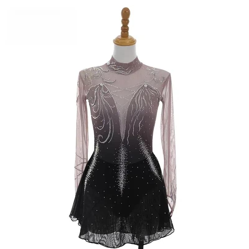 Customized Girls Figure Skating / Spinning / Performance Costumes Adult and Child Girls Performance Dresses Ice Costumes