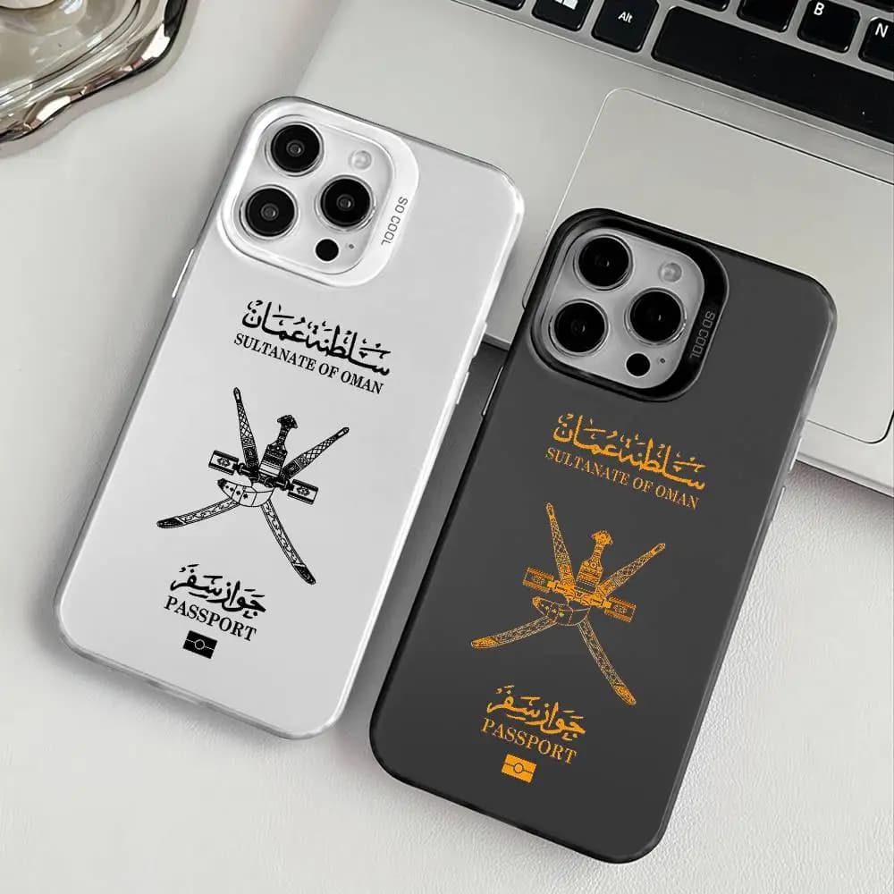 Custodia per passaporto per iPhone 16 15 14 13 12 17 Pro Max Pulsante metallico indipendente Galvanotecnica Mobile