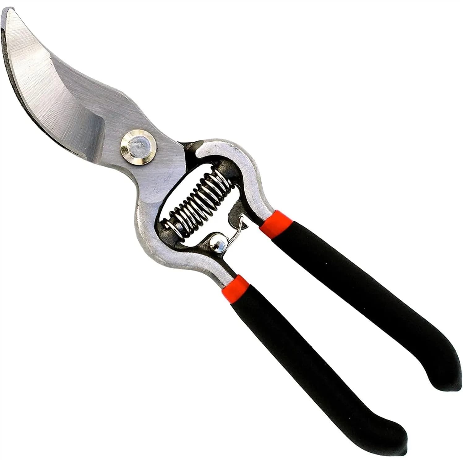 Power Scissors with Safety Block, Carbon Steel Garden Cesols for Coppers 1 Inch, Non-slip Rubber Handles
