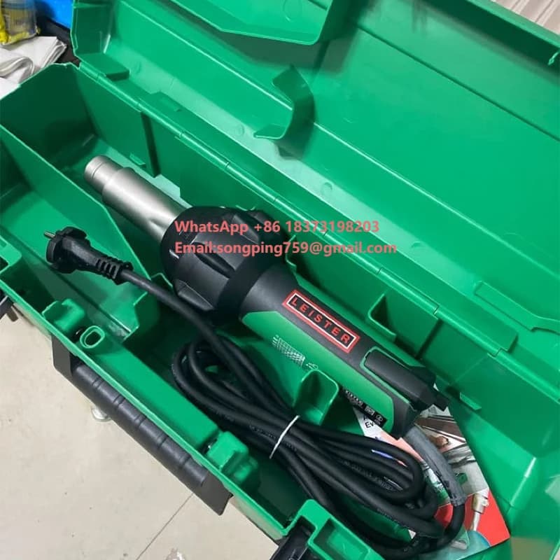 Pistola ad aria calda Leister Triac portatile da 1600W per saldatura di geomembrane, coperture e teloni