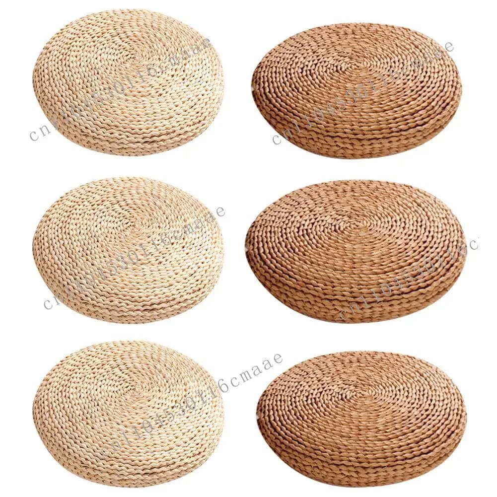 1 Brand New Round Natural Grass Woven Cushion, Chair , Tatami Cushion