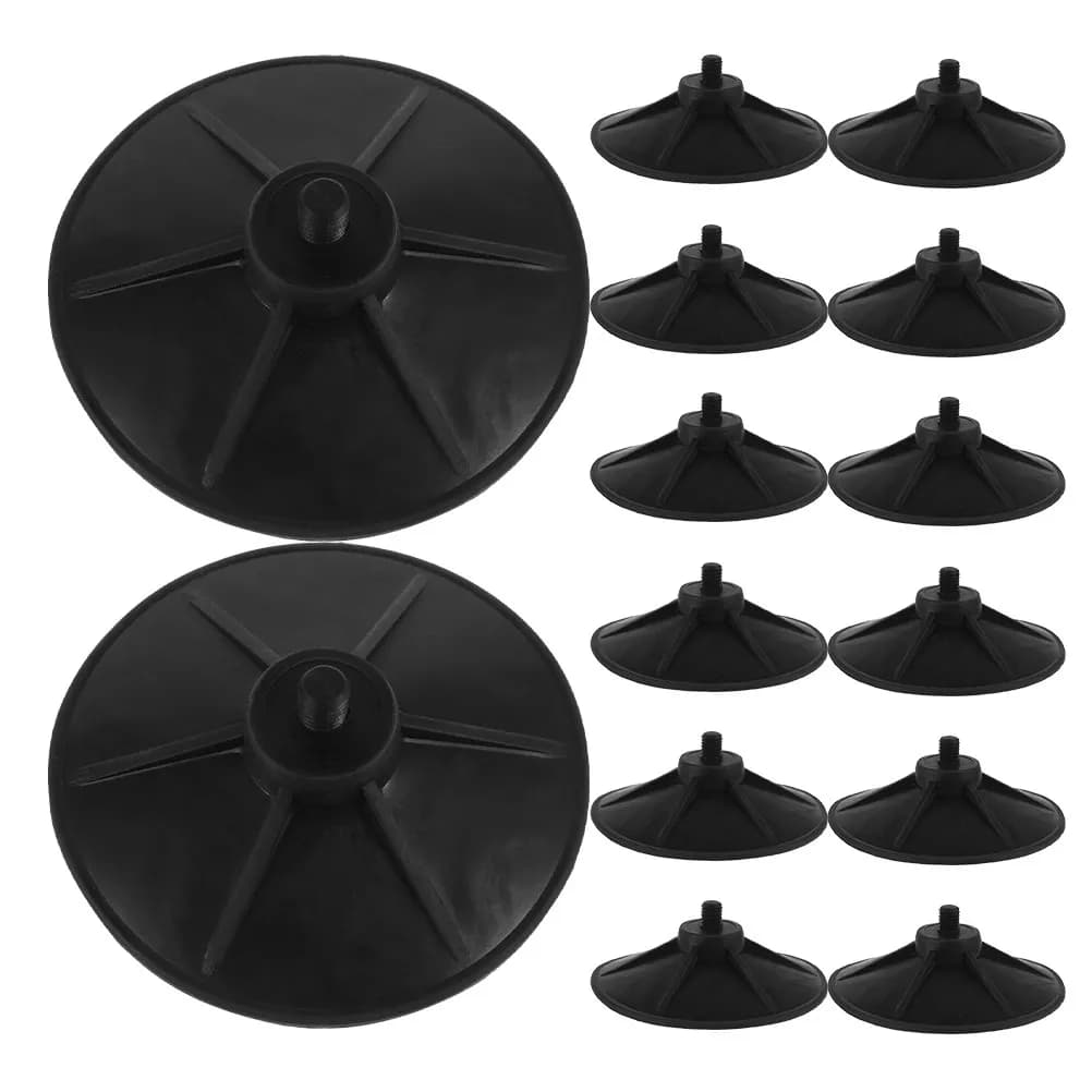 16pcs Punching Bag Suction Base Heavy Duty Rubber Floor Stand For Boxing Training Replacement Home Gym Equipment Support Sandbag