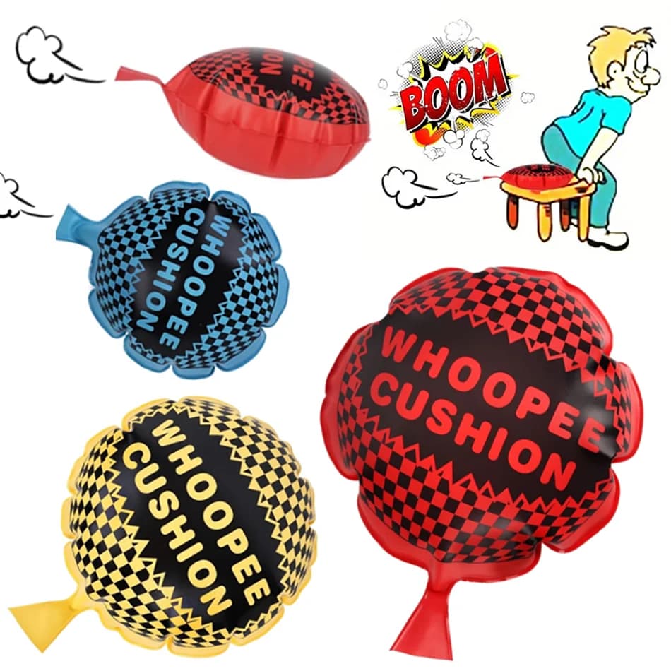 Hot Sale Funny Prank Toys Whoopee Cushion Joke Prank Maker Prank Fun Toys Fart Pad Pillow Toy Adult Kids Educational Gift