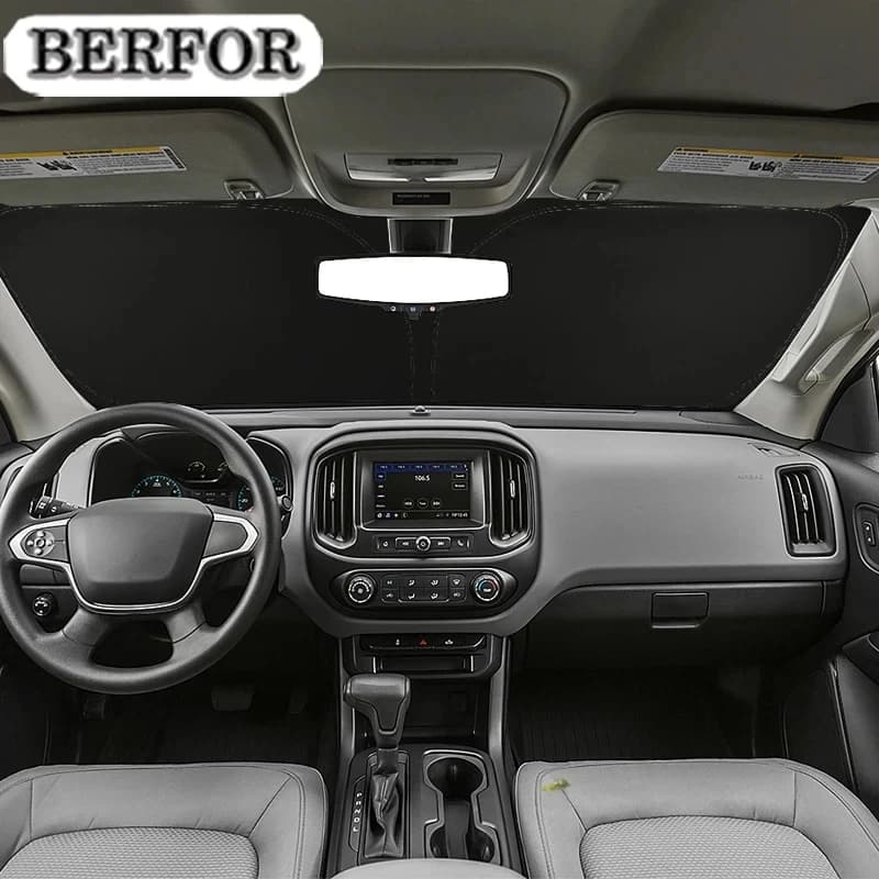 Parasole per Parabrezza Nano-Isolante per Chevrolet Colorado 2015-2023, Protezione Solare per Finestrino Anteriore, Accessori Interni Auto