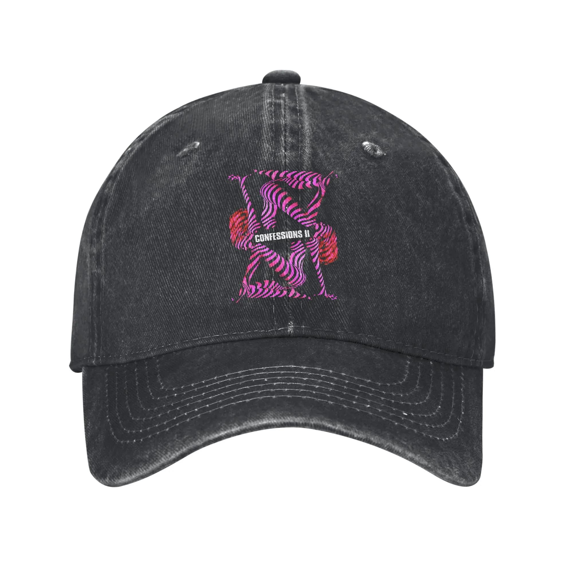 Singer Madonnas Confessions II Baseball Cap Distressed Denim Washed Snapback Cap Unisex Summer Unstructured Soft Hats Cap