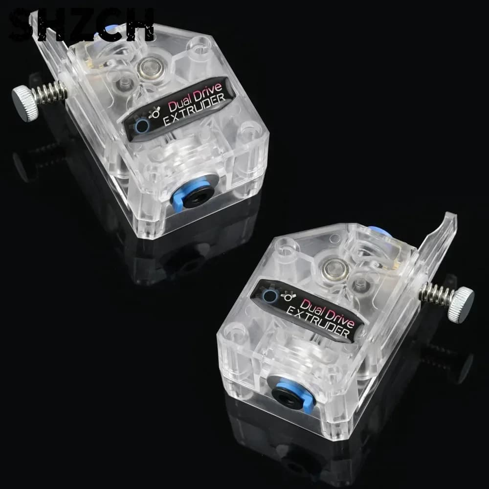 3D Printer Accessories, New BMG Extruder, Transparent Model, Double Gear Feeding Soft Consumables Are Available