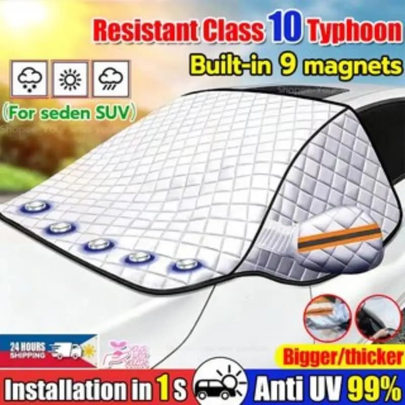 New Car Windshield Cover Car Sunshade For Windshield Outside Car Window Cover Heat Insulation Visor Protector Cover Car
