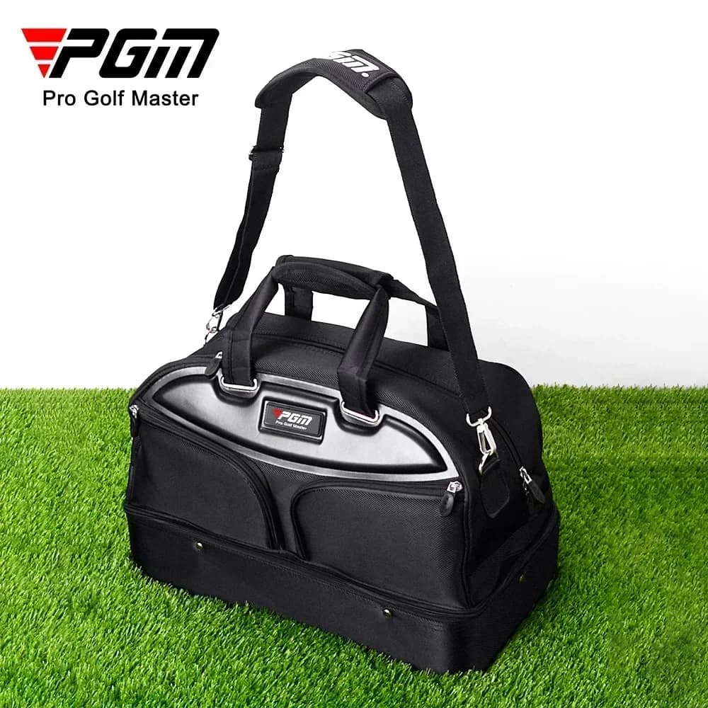 PGM Golf Clothing Bag Men's Portable Ball Bag Nylon Double Layer High Capacity Clothing Bag