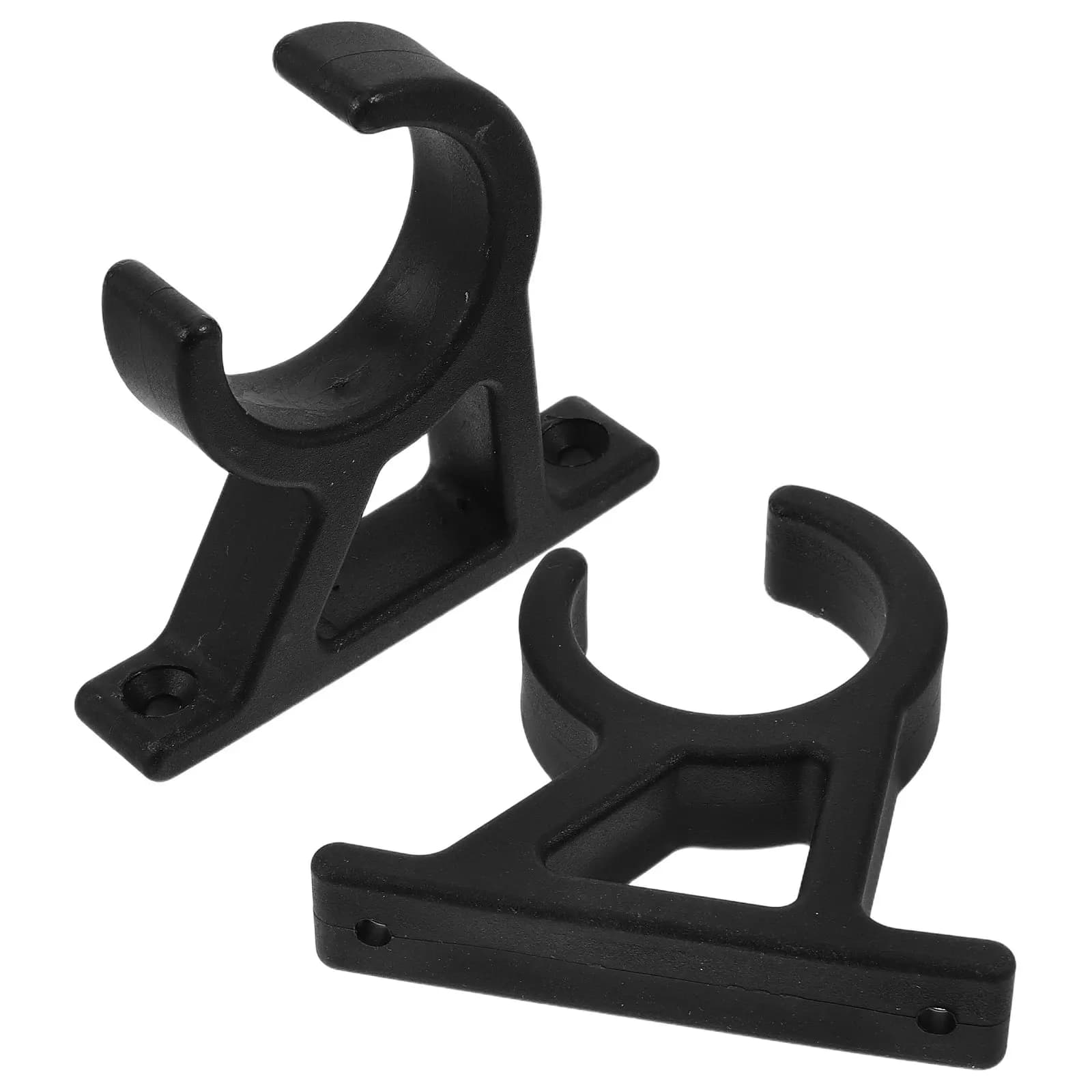 2 Pezzi Morsetto per Tubi Marini in Nylon Nero 42mm, Supporto per Pagaia da Barca, Clip per Remo da Kayak, Morsetto a Sgancio Rapido per Tubi