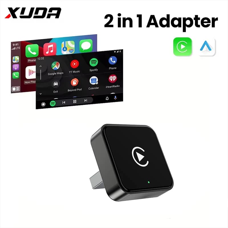 New Dongle Wireless CarPlay and Android Auto 2026, Quick Connection, Plug & Play for iPhone/Android, No Ritardi, USB/USB-C