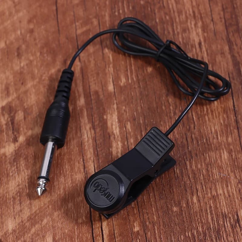 1PC Plastic Piezo Contact Pickup 5cm Clip On Microphone For Guitar Violin Banjo Mandolin Ukulele Musical Instrument