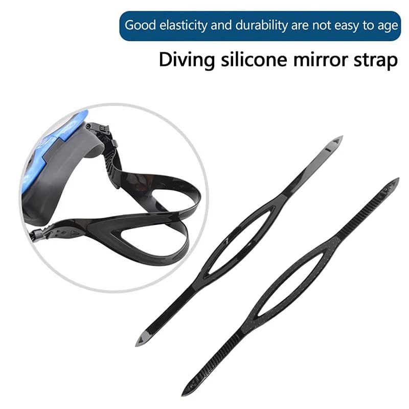1 Pezzo Cinturino Universale in Silicone per Occhialini Subacquei, Cinturino Elastico ad Alta Resistenza per Occhialini da Snorkeling, Ricambio