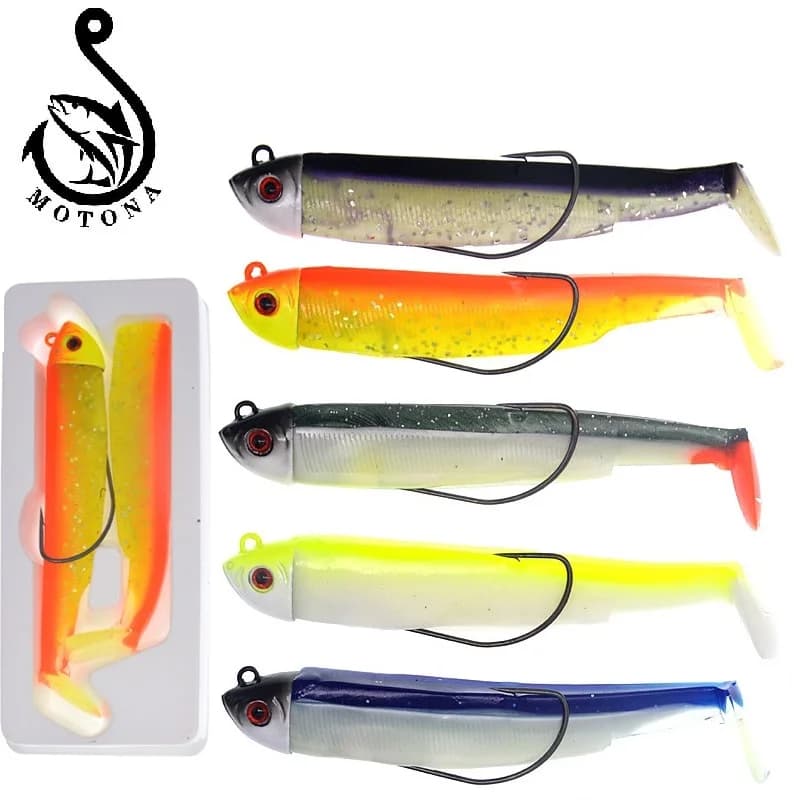 MOTONA Fiiish Black Minnow Richiamo di Pesca Drop Shipping Esche Attrezzatura da Pesca Seabass Esca in Silicone 15g 30g Esca Artificiale