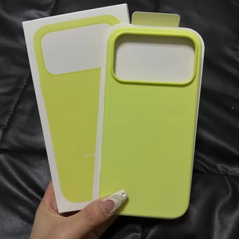 Custodia Ufficiale 1:1 in Silicone Liquido per iPhone 17 Pro Max e 17 Pro, Compatibile con MagSafe, Originale, per Ricarica Wireless