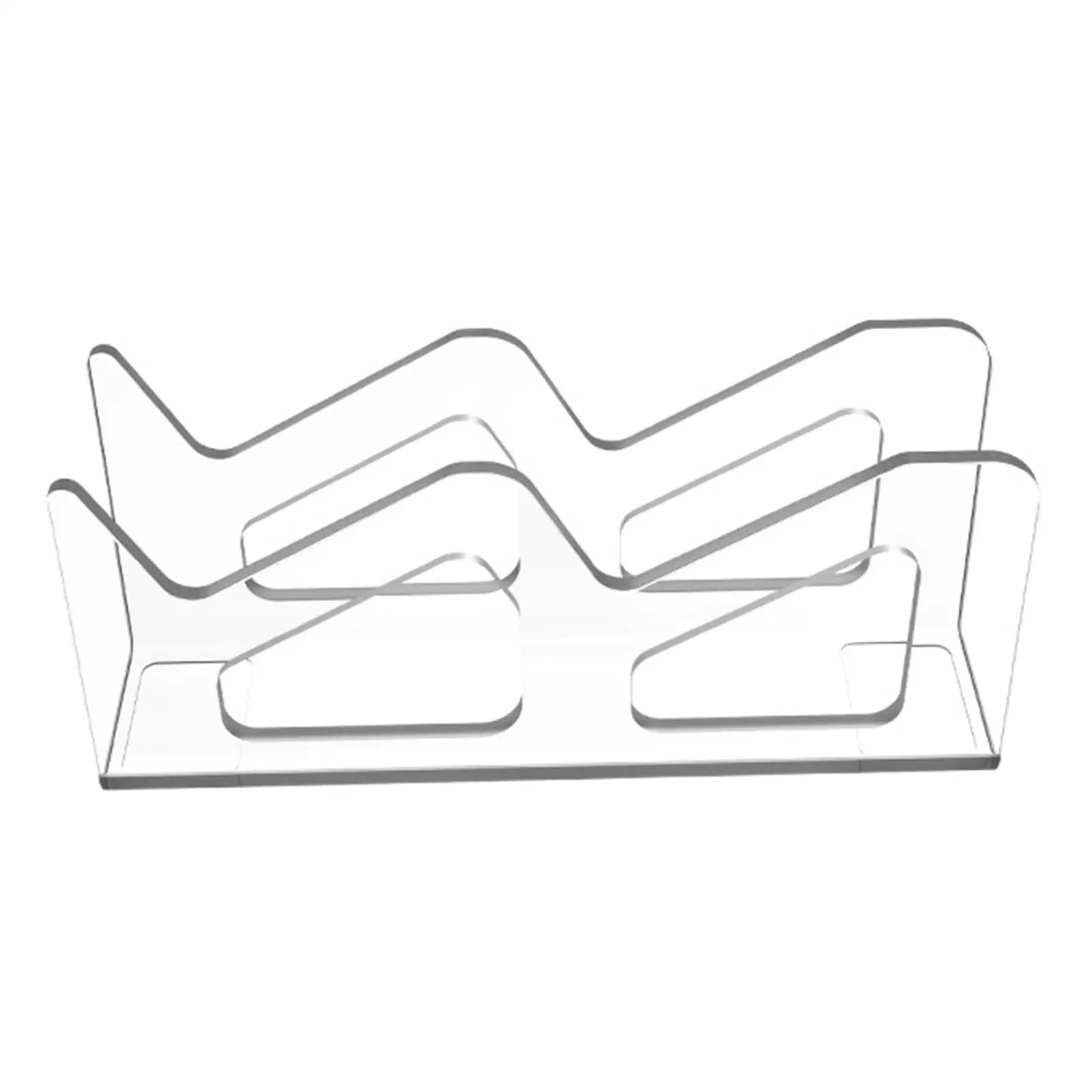 Doppio controller Staffa Decorazione Trasparente Organizzatore universale Stabile di archiviazione per console Stazione Accessori da gioco PS5