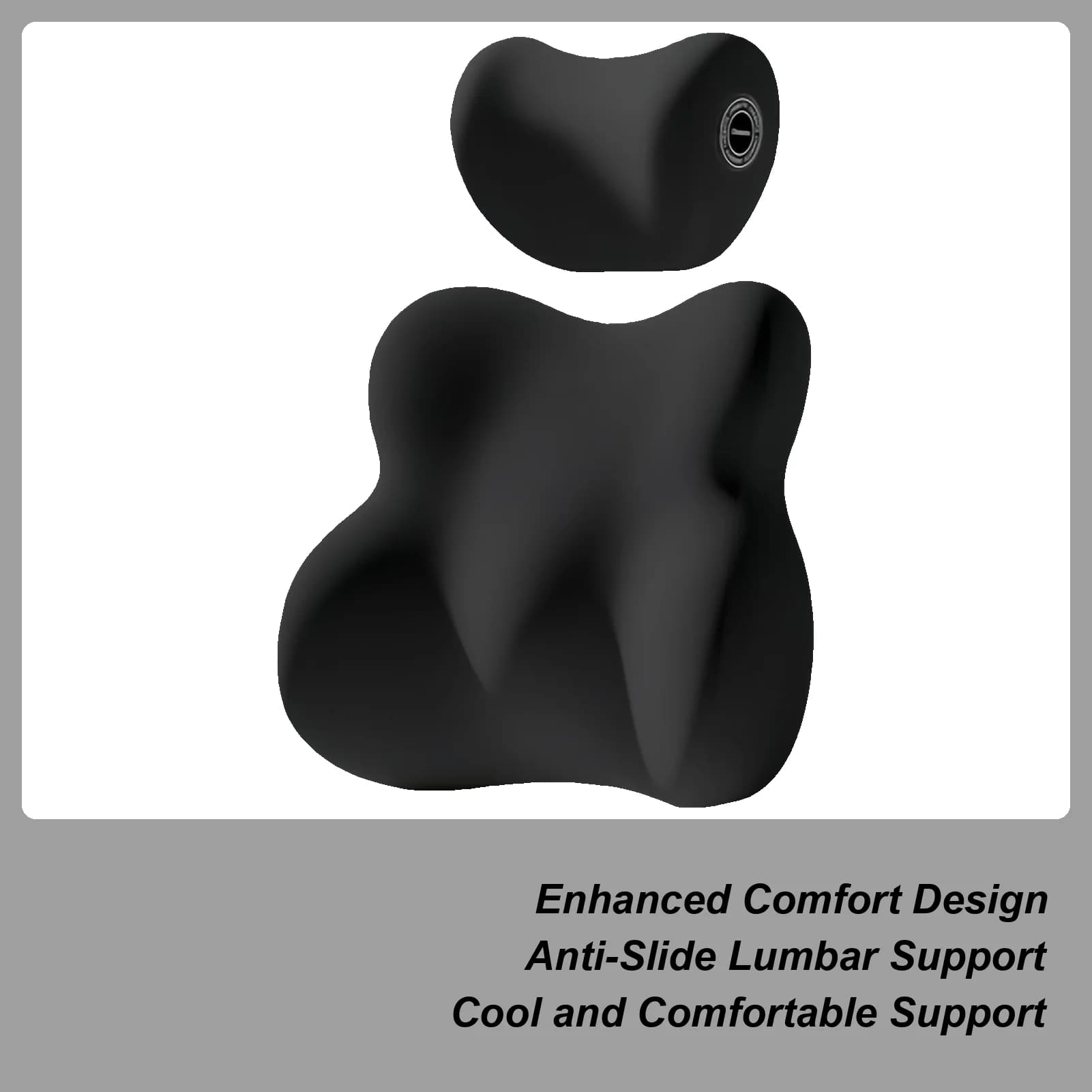 Cuscino lombare per auto Memory Foam Forniture automatiche ergonomiche Kit cuscino per il collo dell'auto per il veicolo Camion Viaggio Viaggio Pendolarismo Quotidiano a casa