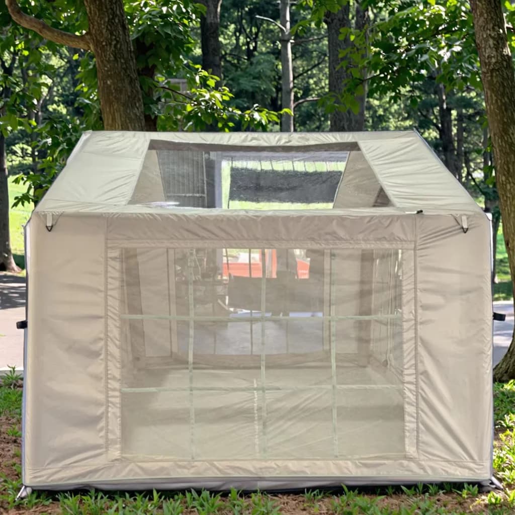 Easily set up 4-6 people large luxury family tent waterproof air tent luxury inflatable house camping tent