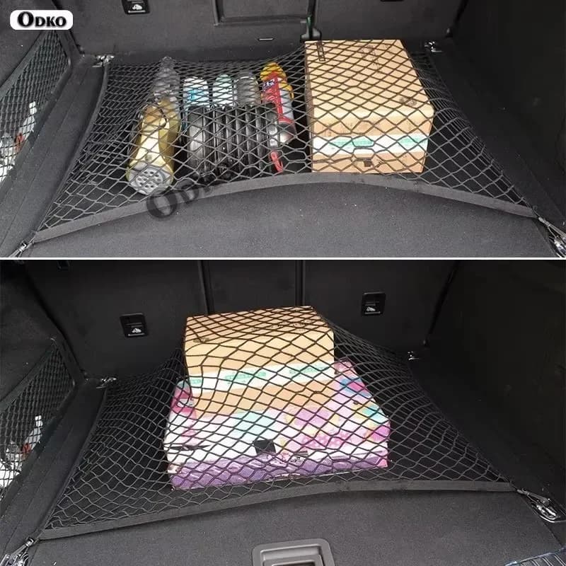 Rete flessibile da pavimento per bagagliaio auto, per Hyundai Tucson 2005-2025, organizer e portaoggetti premium per il bagagliaio