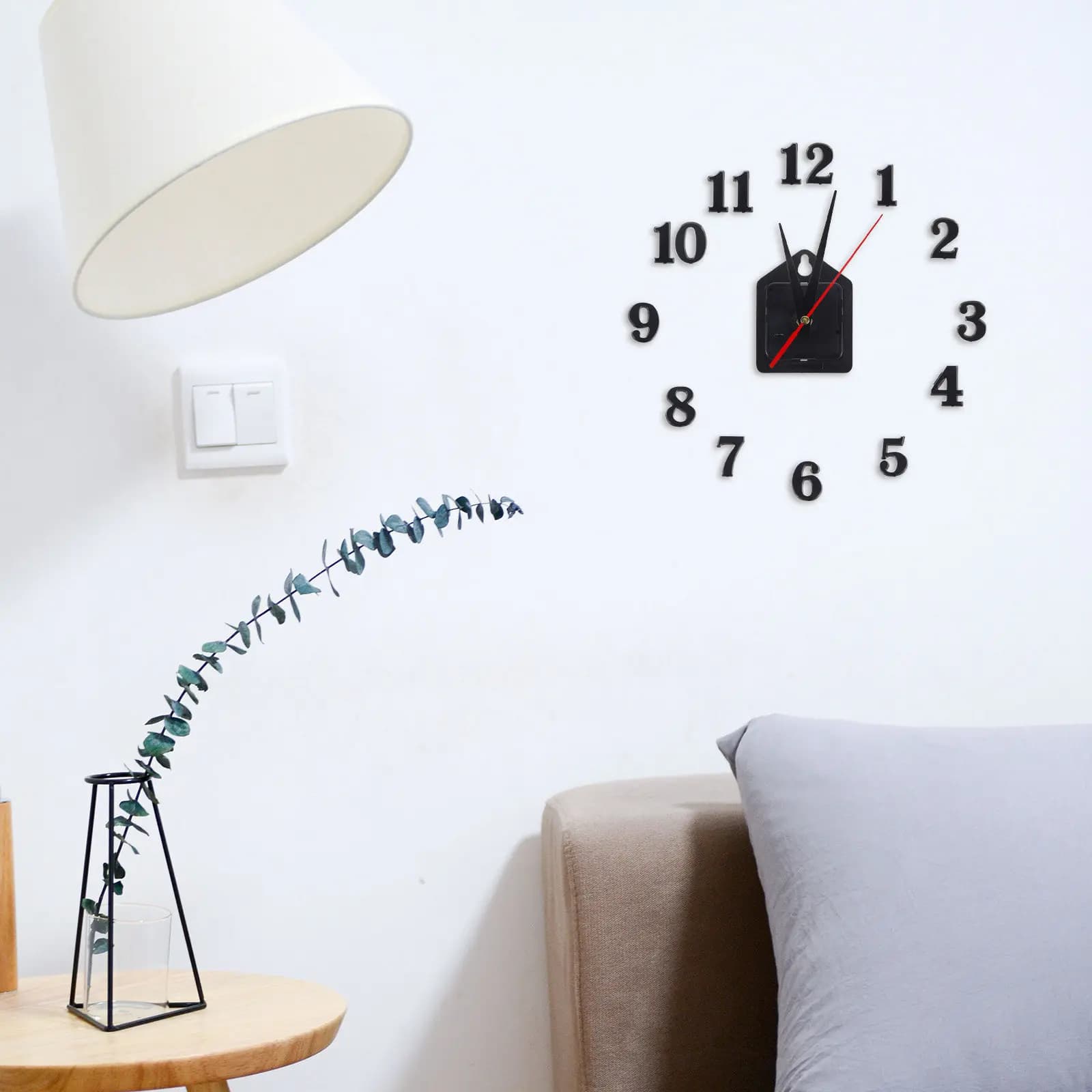 1 set Kit Mechanism Clock from Wall DIY with Plastic and Long Tree Motor Replacement Numbers