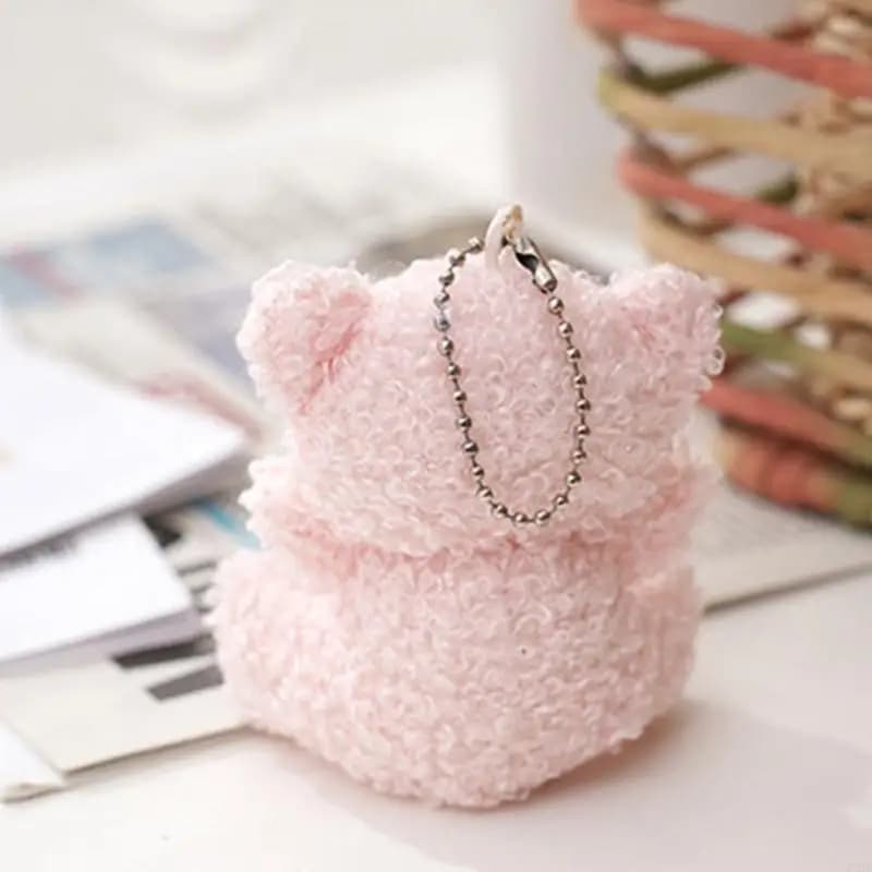 J2HD Peluche Orso Figurina Bambola Simpatico portachiavi Ornamento Pendenti per zainetto per bambini