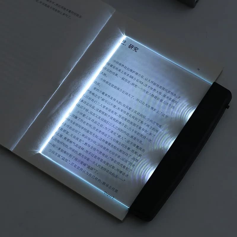 Lampada da lettura a schermo piatto a LED ultrasottile Protezione per gli occhi Visione notturna Lampada da lettura per studenti Lampada da lettura creativa per la cura degli occhi