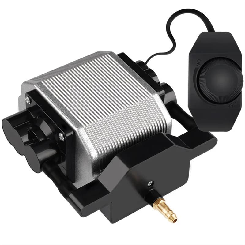 Pompa laser Air Assist 30L/Min 16W Air Assist per taglierina e incisore laser, rimuove fumo e polvere, protegge la lente laser
