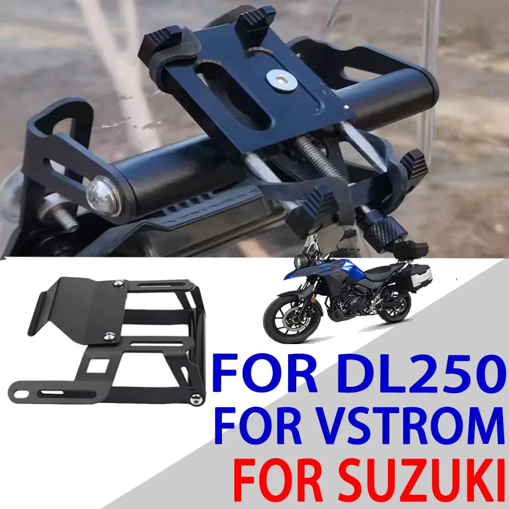Moto Parabrezza Regolazione di Sollevamento Supporto Del Telefono Del Basamento Staffa di Navigazione GPS Per SUZUKI Vstrom DL250 V-strom DL 250