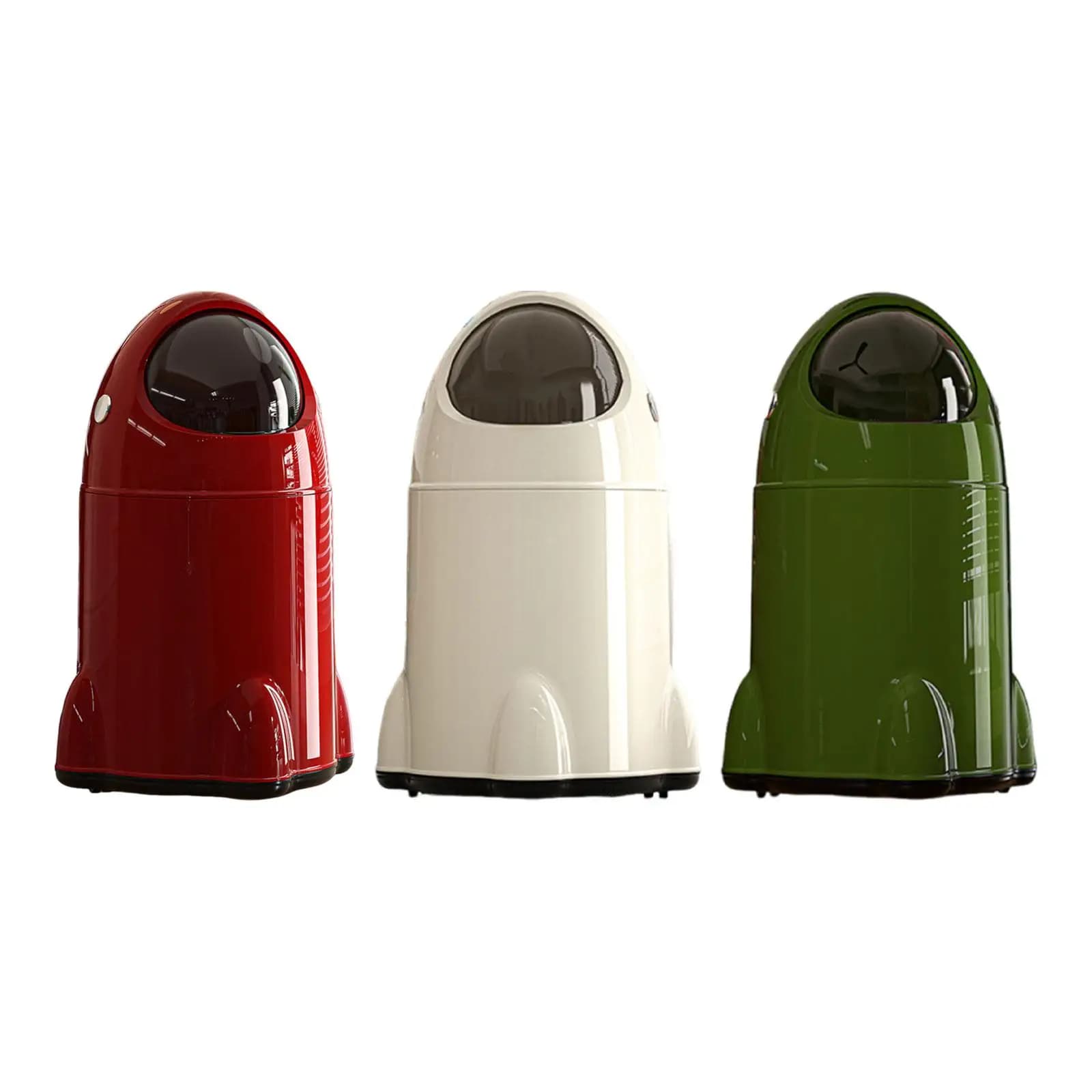 Pattumiera da cucina mobile da 15 litri con coperchio scorrevole, cestino per rifiuti coperto su ruote per stoccaggio dei rifiuti interno