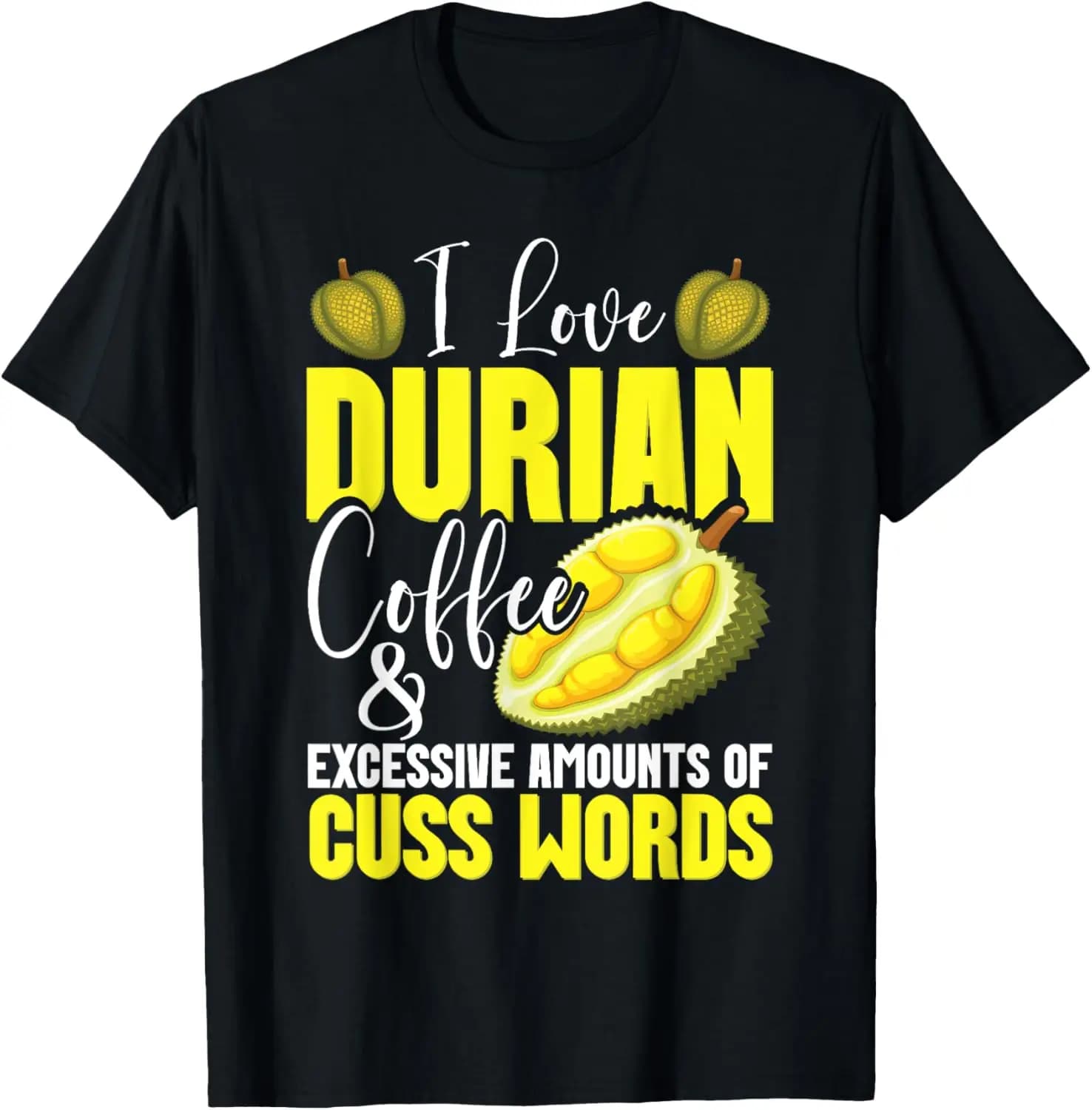 T-shirt Durian essiccata per amante della frutta tropicale Durian Fresh Durian