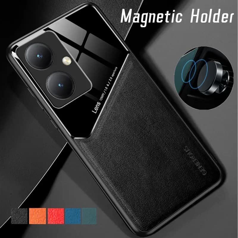 Custodia antiurto per VIVO Y03 Y18 Y28S 5G Y17S Y27 5G Y78 Y36 Y100 Y22S Custodia protettiva con supporto magnetico per auto Coque Fundas