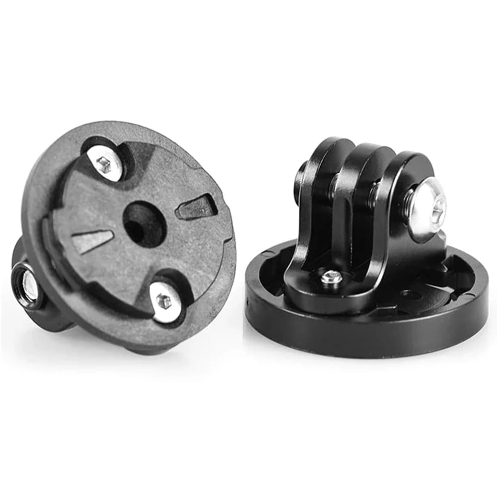 1 piece aluminum bicycle computer mounting base for Garmin GoPro bike light camera support