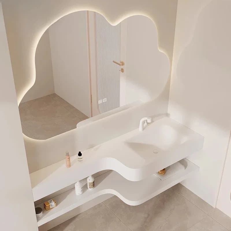 LJYLavabo integrato nuvola specchio intelligente mobiletto da bagno combinazione lavabo personalizzazione