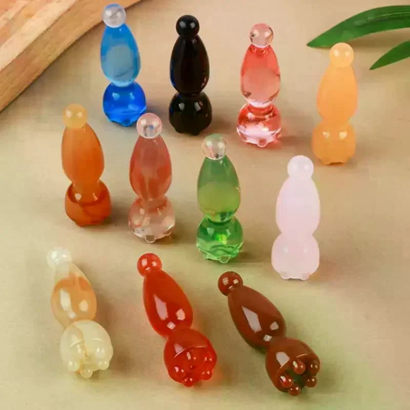 Strumento per massaggio viso liscio Resina Gua Sha Cura della pelle del viso Bastone per massaggio Massaggiatore a forma di bacino di loto Strumento per fisioterapia facciale