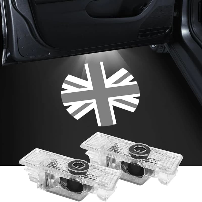 NUOVO Proiettore LED con Emblema Union Jack per Portiera Auto, Luci di Benvenuto per Mini F55 F56 F57 R55 R56 R57 R58 R59 R60 R61, Accessori Auto