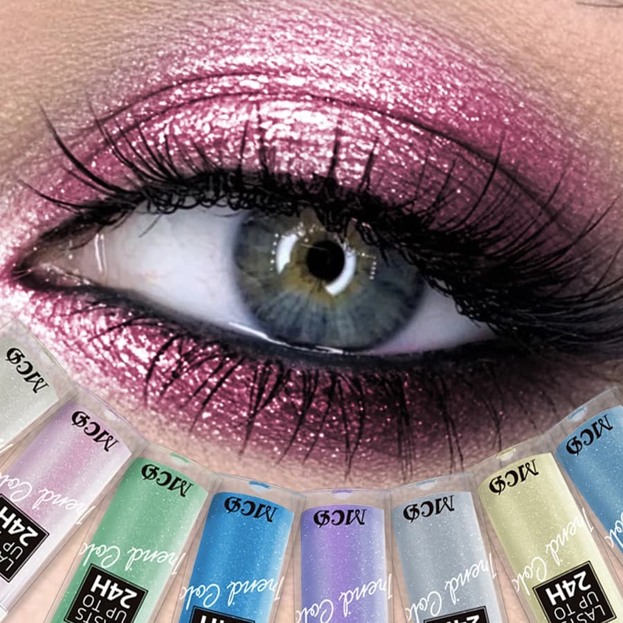 1PC Ombretto Liquido Metallizzato Impermeabile 8 Colori - Alta Lucentezza Lunga Durata e Anti-Sbavatura, Regalo Trucco Coreano, Ombretto Glitterato