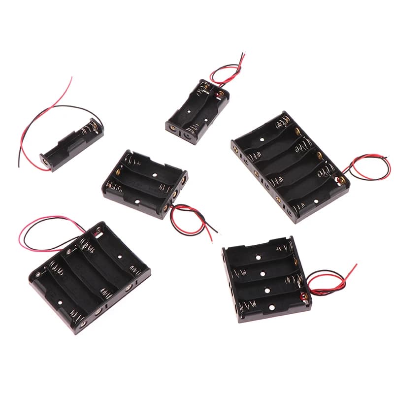 Custodia per batteria scatola per batteria contenitore per batteria organizzatore per batteria 3V AA custodia per batteria AA LR6 HR6 custodia per batteria
